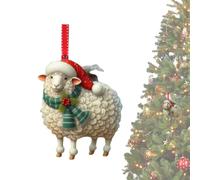 Ornements pour arbres de Noël, décorations de Noël pour arbres - Ornements décoratifs plats Décoration d'arbre de Noël - Suspension de Noël polyvalente, décoration de meubles pour la maison, salon