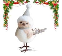 Ornements pour Sapin de Noël - décorations de Vacances, Pendentif Oiseau en Mousse pour Rebord de fenêtre, Chambre à Coucher, Balcon, Porte, Mur, Jardin, Cour, Chemin