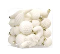 Ornements pour sapin de Noël en velours - Ensemble de boules de Noël incassables, pendentifs décoratifs pour usage intérieur et extérieur, décorations festives pour seuils de fenêtre, jardin, porche