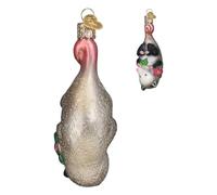 Ornements Pour Sapin De Noël Figurine Inversée Adorable en Acrylique 2D