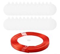 Ornements ronds en acrylique transparent pour décoration de sapin de Noël et loisirs créatifs saisonniers avec film protecteur des deux côtés