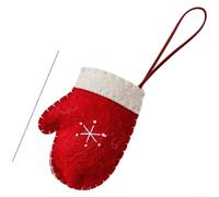 Ornements saisonniers à suspendre en feutre pour sapin de Noël avec gants et chaussettes style coréen (A)