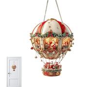 Ornements Sapin De Noël Pendentif Montgolfière 2D en Acrylique