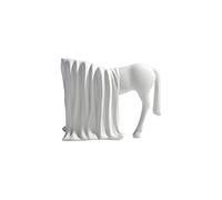 Ornements Sculpture Animale Abstraite Ornement Demi-Corps Couverture Statue Décors Décorations d'intérieur pour la Maison Décorations de Bureau Ornements de Cheval Décorations de Bureau en Noir et BL