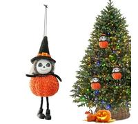 Ornements Sorcière Halloween - Ornements de Dorés | Décoration Fête Intérieur Patio Ferme Jardin Fenêtre Extérieur