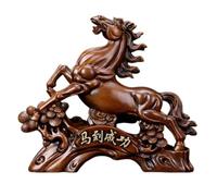 Ornements Sur Le Thème Du Cheval, Statues De Cheval, Ornements De Cheval Feng Shui, Articles Commémoratifs Du Nouvel An Lunaire 2026, Mascottes De L'année Du Cheval(Sandalwood,M)