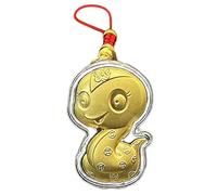 Ornements Suspendus Pour L'année 2025 Du Serpent | Ornement Avec Pendentif Serpent Chinois - Porte-clés Serpent Doré, Décorations De Fortune Pour Le Festival De L'année Du Ser