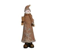 Ornements Vintage Pour Homme Plus âgé Avec Effet Lin - Statue De Noël En Résine Pour Homme Plus âgé, Sculpture Bonhomme De Neige | Figurines De Noël Pour L'affichage De La Table De Vacances