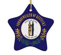 Ornements vintage pour Noël, motif étoile en céramique avec ficelle de suspension, verset de la Bible