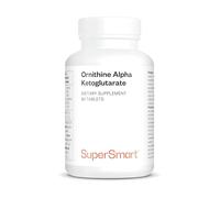 Ornithine Alpha Ketoglutarate (OKG) - Accroît la Production d’Hormones de Croissance - Contribue à la Synthèse Protéique et à l’Accroissement de la Masse Musculaire - Vegan - SuperSmart