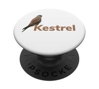 Ornithologie de crécerelle Bel oiseau faucon PopSockets PopGrip Adhésif