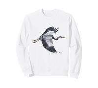 Ornithologie des Oiseaux du héron Bleu Sweatshirt