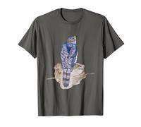 Ornithologie des Oiseaux en Forme de T-Shirt Faucon pèlerin T-Shirt