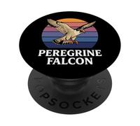 Ornithologie du Faucon pèlerin Oiseau de Proie Falconry Falconry PopSockets PopGrip Adhésif