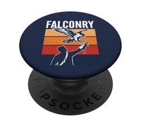 Ornithologie Falconry Ornithologie Oiseau de Proie Faucon pèlerin PopSockets PopGrip Adhésif