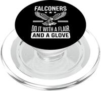 Ornithologie Falconry Ornithologie Oiseau de Proie Faucon pèlerin PopSockets PopGrip pour MagSafe