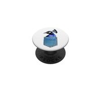 Ornithologie Paon Indien dans Une Poche PopSockets PopGrip Adhésif