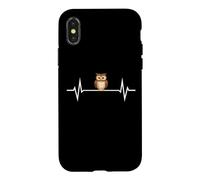 Ornithologue Battements De Cœur De Hibou Chouette Adorable Coque pour iPhone X/XS