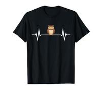 Ornithologue Battements De Cœur De Hibou Chouette Adorable T-Shirt
