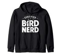 Ornithologue certifié Bird Nerd Humour Amoureux des Oiseaux Sweat à Capuche