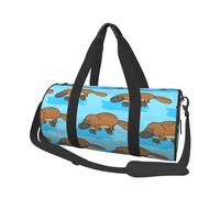 Ornithorynque drôle Australien, Sac de Voyage de Grande capacité, Sac à Main Rond, Sac de Voyage de Sport, fourre-Tout, Sac de Fitness
