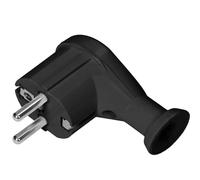 ORNO AE-13261 Fiche Male Prise Electrique Uni-Schuko pour Prises Françaises et Schuko (noir)