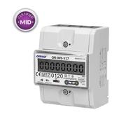 Orno Compteur d'électricité triphasé 80A. Multot. Rs485 Mid