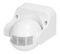 ORNO CR-201 Detecteur de Mouvement Extérieur IP44 1200W avec Réglage Vertical (Blanc)