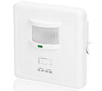 ORNO CR-206 Interrupteur avec Détecteur de Mouvement et Capteur de Son pour Boîtier Électrique Øfi60 Non Compatible avec Les LED Charge Min-Max 40-500W