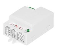 ORNO CR-229 Mini Micro-Ondes Detecteur de Mouvement Angle de Vision: 360 Degrés / 180 Degrés Réglage de la Zone et Réglage de l'Heure Couleur: Blanc