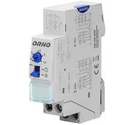 Orno CR-230 Interrupteur Minuterie Electronique Minuterie d'Escalier 230v Charge Max 2300W Montage Rail DIN