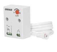 Orno Interrupteur crépusculaire apparent OR-CR-233 – capteur externe IP65 10W–2300W pré-câblé