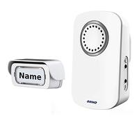 ORNO Erato Sonette sans Fil Extérieur Etanche avec Contrôle du Volume et Portée De 100m 32 Sonneries 230V