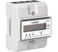 Orno Indicateur de consommation électrique triphasé, 80A, 3 modules, DIN TH-35mm
