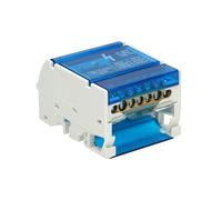 Orno LZ-8202/ Bloc Distribution Répartiteur Pour Rail DIN ou Tableau Electrique Avec 4 Rangées (7 fils)