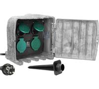 ORNO OR-AE-13185(GS) Prise d'alimentation externe Câble en caoutchouc H07RN-F 3x1,5mm2 3m 2 modes de fonctionnement IP