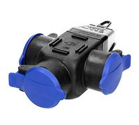 Orno OR-AE-1346 (GS) Distributeur Hermétique avec 3 Prises IP44 Fiche Schuko - Produit pour Le Marché Allemand