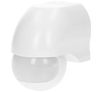 ORNO OR-CR-204/W Detecteur de Mouvement Extérieur Étanche avec Capteur Crépusculaire IP44 12m 180° 1200W Montage en Surface Réglage de l'Heure (Blanc)