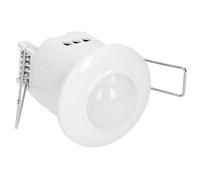 ORNO OR-CR-235 Detecteur de Mouvement Intérieur Portée 6m Luminosité Ambiante Réglable IP20 - Encastré Réglage de l'Heure