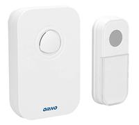 ORNO Fado DC Sonnette sans Fil Extérieure Etanche avec Volume Reglable Portée 100 m 36 Sonneries Fonctionne sur Piles