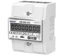 ORNO OR-WE-513 - Compteur électrique triphasé, 80 A, MID, 3 TE