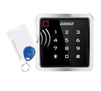 ORNO ZS-816 Serrure à code étanche avec lecteur de carte et lecteur de clé sans contact, étanchéité IP68, mémoire EPROM
