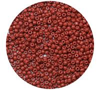 ORNSHIZI Perles de rocaille en verre 4 mm et 50 g - Pour fabrication de bracelets, boucles d'oreilles, colliers, bijoux, accessoires d'art et d'artisanat (4 mm) (café)