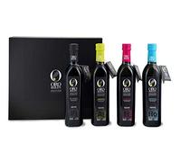 Oro Bailén - Etui de luxe 4x500ml - Huile d'olive extra vierge - Variétés : Picual, Arbequina, Hojiblanca et Frantoio