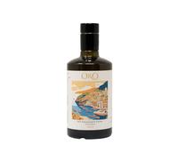 Oro Campania - Huile d'Olive Extra Vierge, Monocultivar Favolosa, 100% Italien, Extraction à Froid, Fruité Élégant avec des Notes d'Amande et des Notes Florales, 6x500 ml