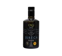 Oro Campania - Juréca Huile d'Olive Extra Vierge DOP Colline Salernitane, 100% italienne, extraction à froid, goût intense avec des notes d'herbe coupée, de tomate et d'amande, 6x500 ml