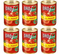 ORO di Parma tomates passées et pelées boîte 425g pack de 6