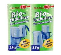 ORO fix Poudre détartrante bio pour bouilloires et cafetières - 2 x 25 g