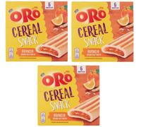 Oro Saiwa Cereal Snack Arancia Cereal Biscuits à céréales avec garniture orange 162 g
