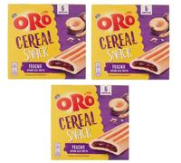 Oro Saiwa Cereal Snack Prugna Cereal Biscuits avec garniture aux prunes 162 g